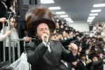 Shabbos Zachor in Tzfas: Satmar Yetev Lev Eretz Yisroel celebrates Siyum Chatzi HaShas, led by the Satmar Yerushalayim Av Beis Din Shlit"a, son of the Satmar Rebbe Shlit"a.