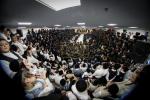 Shabbos Zachor in Tzfas: Satmar Yetev Lev Eretz Yisroel celebrates Siyum Chatzi HaShas, led by the Satmar Yerushalayim Av Beis Din Shlit"a, son of the Satmar Rebbe Shlit"a.