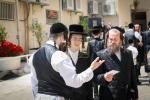 Shabbos Zachor in Tzfas: Satmar Yetev Lev Eretz Yisroel celebrates Siyum Chatzi HaShas, led by the Satmar Yerushalayim Av Beis Din Shlit"a, son of the Satmar Rebbe Shlit"a.