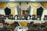 Shabbos Zachor in Tzfas: Satmar Yetev Lev Eretz Yisroel celebrates Siyum Chatzi HaShas, led by the Satmar Yerushalayim Av Beis Din Shlit"a, son of the Satmar Rebbe Shlit"a.