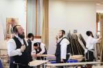 Shabbos Zachor in Tzfas: Satmar Yetev Lev Eretz Yisroel celebrates Siyum Chatzi HaShas, led by the Satmar Yerushalayim Av Beis Din Shlit"a, son of the Satmar Rebbe Shlit"a.
