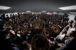 Shabbos Zachor in Tzfas: Satmar Yetev Lev Eretz Yisroel celebrates Siyum Chatzi HaShas, led by the Satmar Yerushalayim Av Beis Din Shlit"a, son of the Satmar Rebbe Shlit"a.