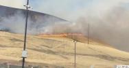 Main image for Air Crews Battle Growing Hillside Fire Near Utah Medical Campus.