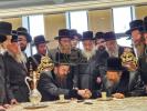 Bobov-45 Rebbe Shlit"a Visits Sadigura London Rebbe Shlit"a