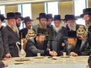 Bobov-45 Rebbe Shlit"a Visits Sadigura London Rebbe Shlit"a