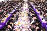 Toldos Aharon Vaad Mifal Hatorah: Siyum Talta Bava Nezikin and Beginning Maseches Sanhedrin in Amud Hayom