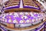 Toldos Aharon Vaad Mifal Hatorah: Siyum Talta Bava Nezikin and Beginning Maseches Sanhedrin in Amud Hayom