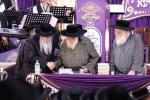 Toldos Aharon Vaad Mifal Hatorah: Siyum Talta Bava Nezikin and Beginning Maseches Sanhedrin in Amud Hayom