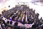 Toldos Aharon Vaad Mifal Hatorah: Siyum Talta Bava Nezikin and Beginning Maseches Sanhedrin in Amud Hayom
