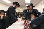 Chumash Seudah in Satmar Montreal with the Satmar Rebbe Shlit"a