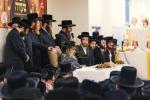 Chumash Seudah in Satmar Montreal with the Satmar Rebbe Shlit"a