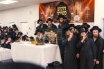 Chumash Seudah in Satmar Montreal with the Satmar Rebbe Shlit"a