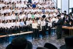 Talmud Torah Children Welcome Satmar Rebbe Shlit"a in Montreal