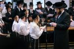 Talmud Torah Children Welcome Satmar Rebbe Shlit"a in Montreal