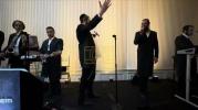 Main image for Nachum Weinberg, Hershy Weinberg, and Berry Weber at the Wedding Simcha of Moshe Libenshtern
