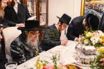Satmar Rebbe Shlit"a in Montreal for Shatros Signing with R' Baruch Oberlander