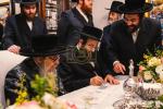 Satmar Rebbe Shlit"a in Montreal for Shatros Signing with R' Baruch Oberlander
