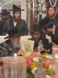 Satmar Rebbe Shlit"a in Montreal for Shatros Signing with R' Baruch Oberlander