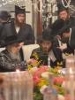 Satmar Rebbe Shlit"a in Montreal for Shatros Signing with R' Baruch Oberlander