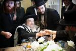 Rav Yaakov Meir Schechter Shlit"a at Bris for Grandson of Naggid R' Shmuel Horowitz