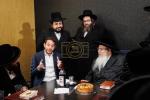 Tosher Rebbe Shlit"a's Visit and L'chaim in Dibre Eish Kollel, with Patron R' Beri Weiss