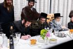 Sheva Brachos at Rabbi Hershel Stern's Home with the Satmar Rebbe Shlit"a