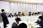 Sheva Brachos at Rabbi Hershel Stern's Home with the Satmar Rebbe Shlit"a