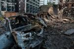 Terrifying Night in Kyiv: Russia's Missile and Drone Blitz Tears Through Residential Districts, Killing Civilians as City Burns.