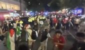 Main image for Shocking UK Failure: Met Police Forced to Retreat as Violent Muslim Mobs Take Over London Streets.