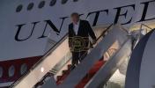 Main image for No Days Off: Trump Steps Off Air Force One at 2AM, Scheduled for Signings and Policy Meetings This Morning.