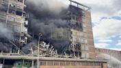 Main image for Massive Fire Tears Through Historic Bata Warehouse in Czech Republic.