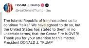 Main image for No More Mr. Nice Guy: Trump Ends Iran Ceasefire While Agreeing to Continue Negotiations.