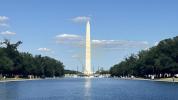 SEC. BURGUM: Lincoln Memorial Reflecting Pool No Longer Leaking 45,000 Gallons a Day.
