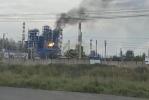 Main image for Ukraine Unleashes Record-Breaking Drone Strike on Russia's Largest Refinery, Massive Blasts Captured on Video.