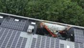 Main image for Drone Footage Reveals Devastating Damage: BJ's Roof Caves In During New Jersey's Fierce Storm.