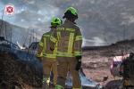 Innocent Israeli Settlers Targeted: Havat Gilad Homes and Businesses Reduced to Ashes by Arab Fire.