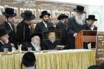 Harav Yaakov Meir Shechter Shlit"a at the Yahrtzeit Seudah of the Gaavad of Yerushalayim, the Shaarei Tuvia Zt"l