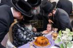 Beautiful L'chaim and Contract Signing for a Bor Tevilah in the New Beis Medrash Hagadol in Kiryas Yetev Lev