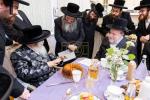 Beautiful L'chaim and Contract Signing for a Bor Tevilah in the New Beis Medrash Hagadol in Kiryas Yetev Lev