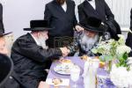 Beautiful L'chaim and Contract Signing for a Bor Tevilah in the New Beis Medrash Hagadol in Kiryas Yetev Lev