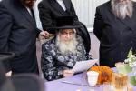 Beautiful L'chaim and Contract Signing for a Bor Tevilah in the New Beis Medrash Hagadol in Kiryas Yetev Lev