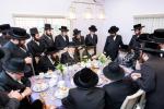 Beautiful L'chaim and Contract Signing for a Bor Tevilah in the New Beis Medrash Hagadol in Kiryas Yetev Lev