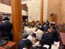 Chief Rabbi of Russia Hagaon Rabbi Berel Lazar Reciting Eichah and Kinos on Tisha B'Av Night at the Marina Roscha Central Synagogue in Moscow