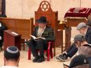 Chief Rabbi of Russia Hagaon Rabbi Berel Lazar Reciting Eichah and Kinos on Tisha B'Av Night at the Marina Roscha Central Synagogue in Moscow