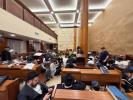 Chief Rabbi of Russia Hagaon Rabbi Berel Lazar Reciting Eichah and Kinos on Tisha B'Av Night at the Marina Roscha Central Synagogue in Moscow
