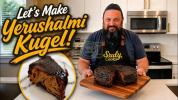 Main image for How to make an authentic Yerushalmi Kugel | sweet, peppery, and crispy.