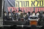 Full Gallery: Stormy Atzeres Against the Gezeiras HaGiyus by Sanz Chassidim