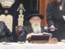 The Beis Chaim Yehoshua Rebbe Shlit"a on Rosh Chodesh Av at the Yahrzeit of the Bobover Rebbe Z"L in Camp Darchei Chaim