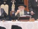 The Beis Chaim Yehoshua Rebbe Shlit"a on Rosh Chodesh Av at the Yahrzeit of the Bobover Rebbe Z"L in Camp Darchei Chaim