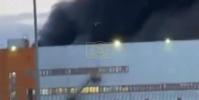 Main image for Russia Under Fire: Ukrainian Drones Ignite Major Fire at Key St. Petersburg E-Commerce Warehouse.